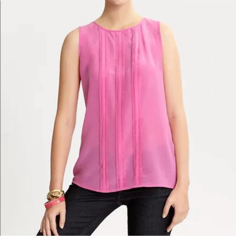 Silk tank top
